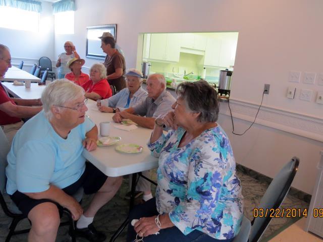 Coffee and Doughnuts with Muriel Lyon <br>
Photos by Nora Szabo - Slide 5
