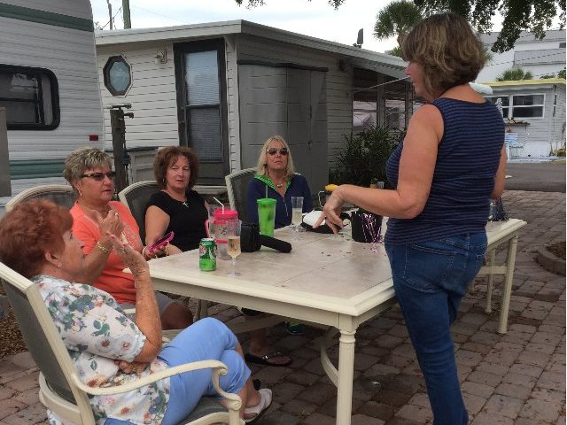 Norma Bishops Birthday Party on the Patio - Slide 5