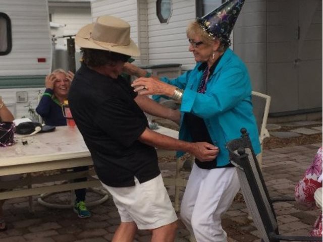 Norma Bishops Birthday Party on the Patio - Slide 21